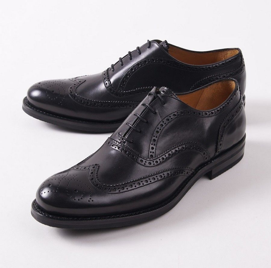rubber sole wingtip shoes